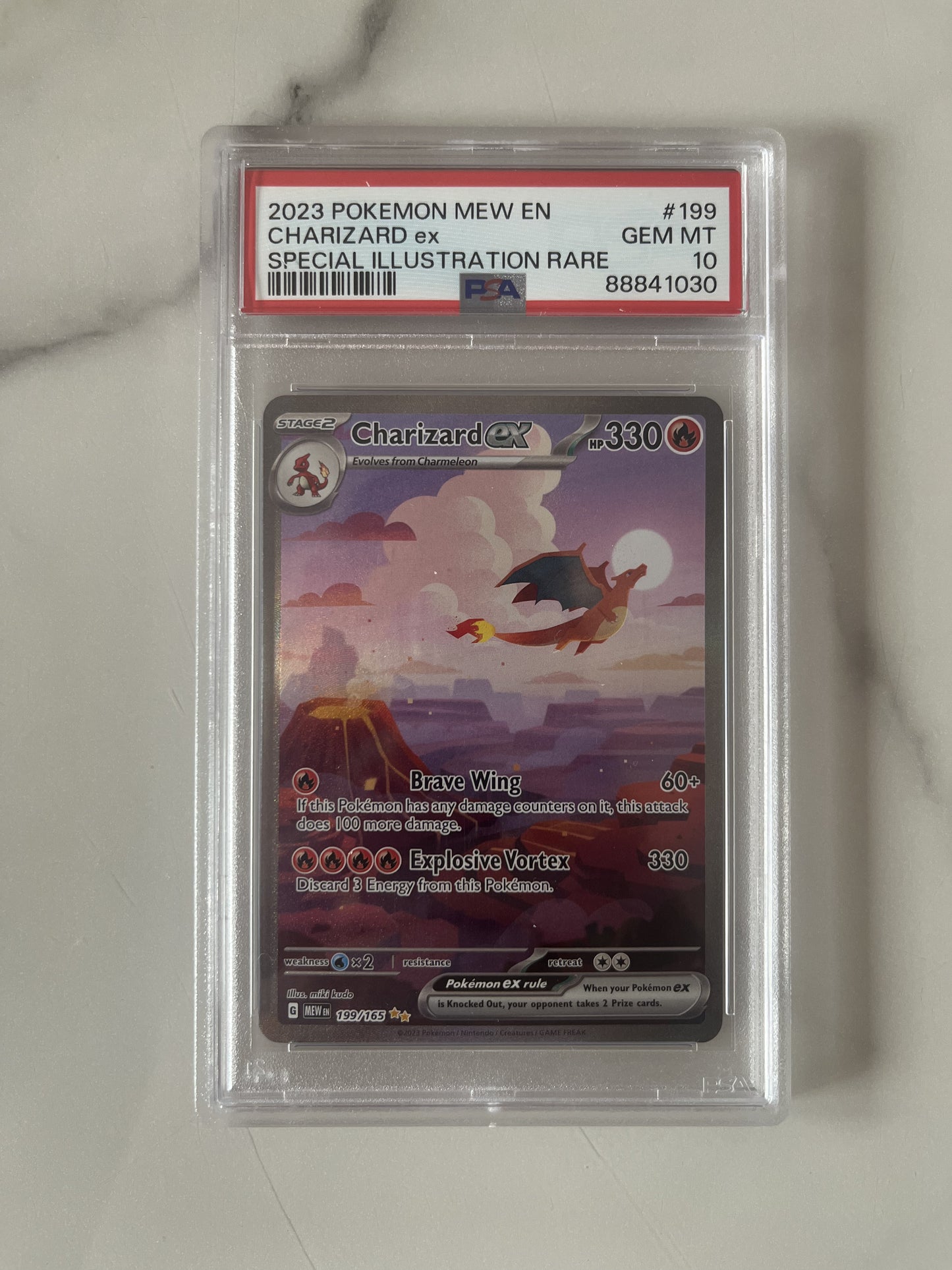 Charizard EX - Special Illustration Rare - Pokemon 151 PSA 10