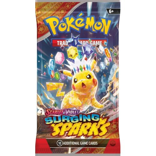pokemon card packs australia POKÉMON TCG Scarlet & Violet 8: Surging Sparks Booster Pack – Card Tribe Australia
