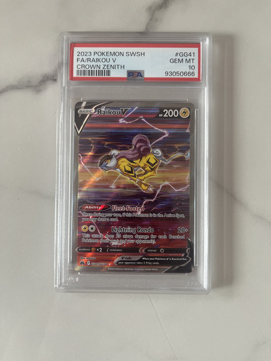 Raikou V - Crown Zenith PSA 10