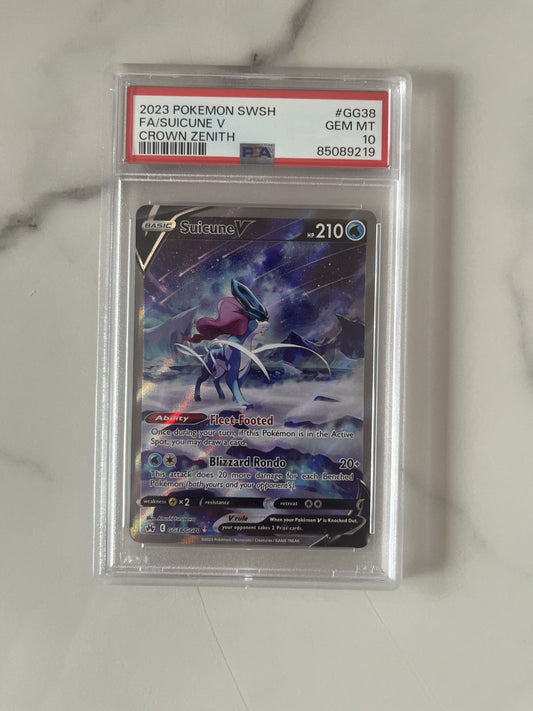 Suicune V - Crown Zenith PSA 10