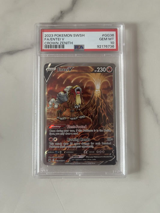 Entei V - Crown Zenith PSA 10