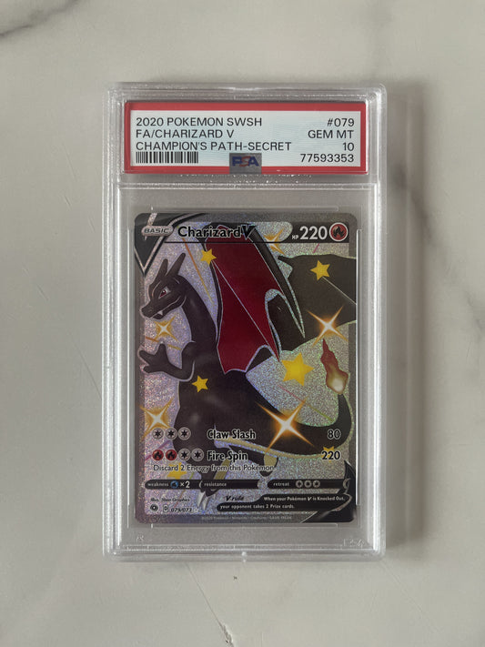 Charizard V - Champions Path Secret PSA 10