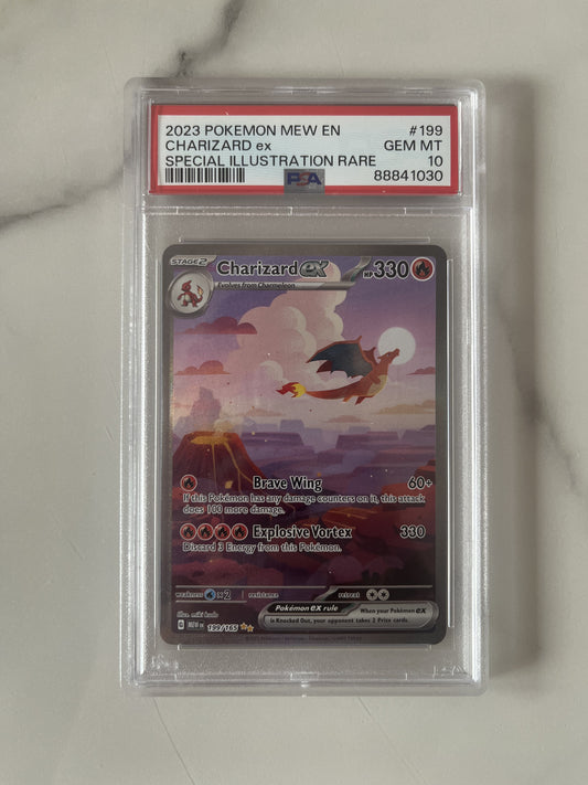 Charizard EX - Special Illustration Rare - Pokemon 151 PSA 10